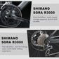 RINOS carbon landsvägscykel 700C Shimano SORA R3000 18 växlar Odin1.0