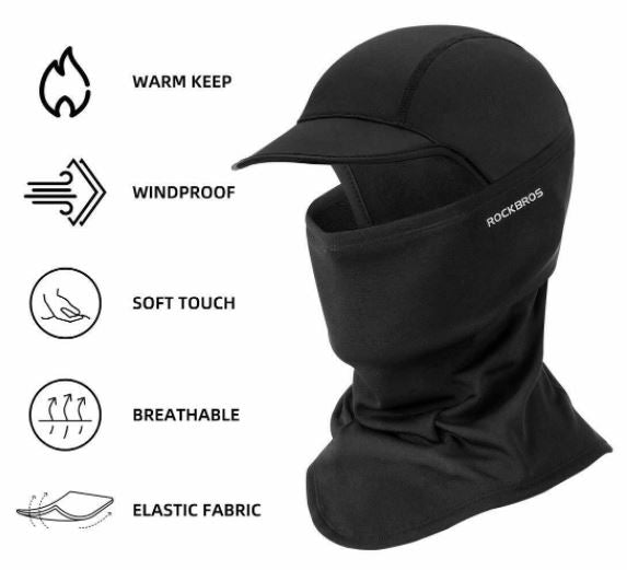 ROCKBROS vinter balaclava mask varm cap beanie cykel motorcykel mask