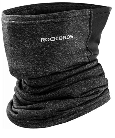 ROCKBROS multifunktionell halsduk Halv Balaclava Halsvärmare Vintertät Varm Halshalsduk Tube Halsduk Andas ansiktstäckande Balaclava