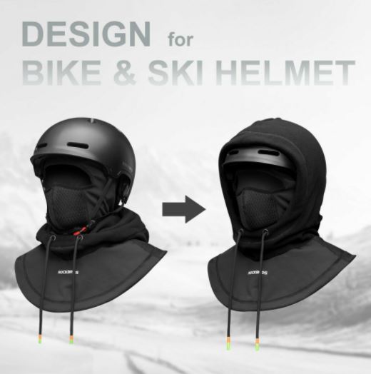 ROCKBROS skidmask termisk fleece balaclava vintermössa balaclava under hjälmen