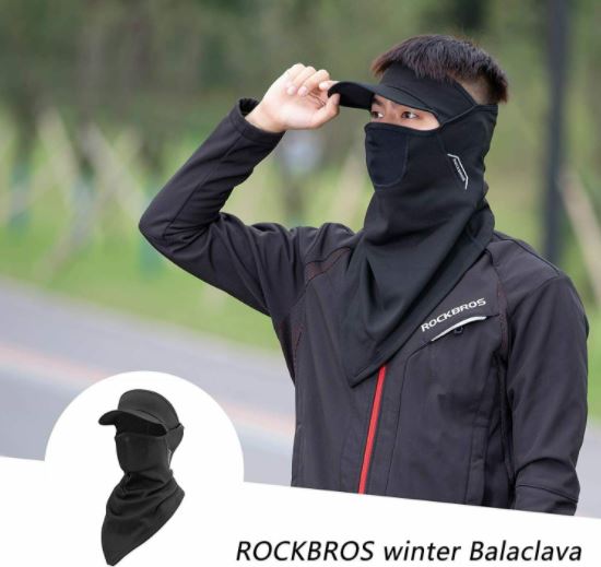 ROCKBROS halv balaclava cykel mask tub halsduk motorcykel vindtät