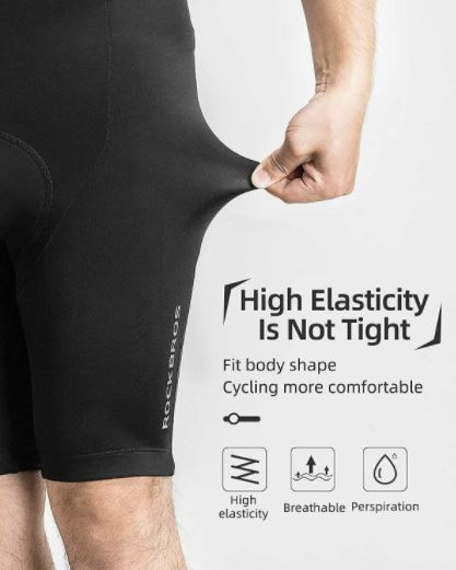 ROCKBROS cykelshorts med bib-shorts Vadderade cykelshorts M-4XL