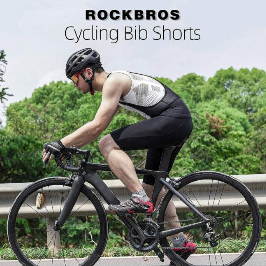 ROCKBROS cykelshorts med bib-shorts Vadderade cykelshorts M-4XL