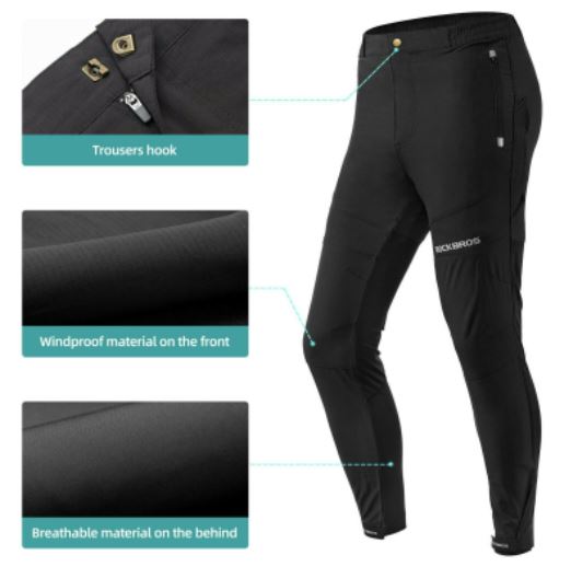 ROCKBROS cykelshorts för män med vadderade roadbikeshorts MTB cykelbyxor