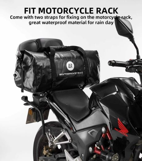 ROCKBROS motorcykelväska vattentät sadelväska 20L/40L väska PVC