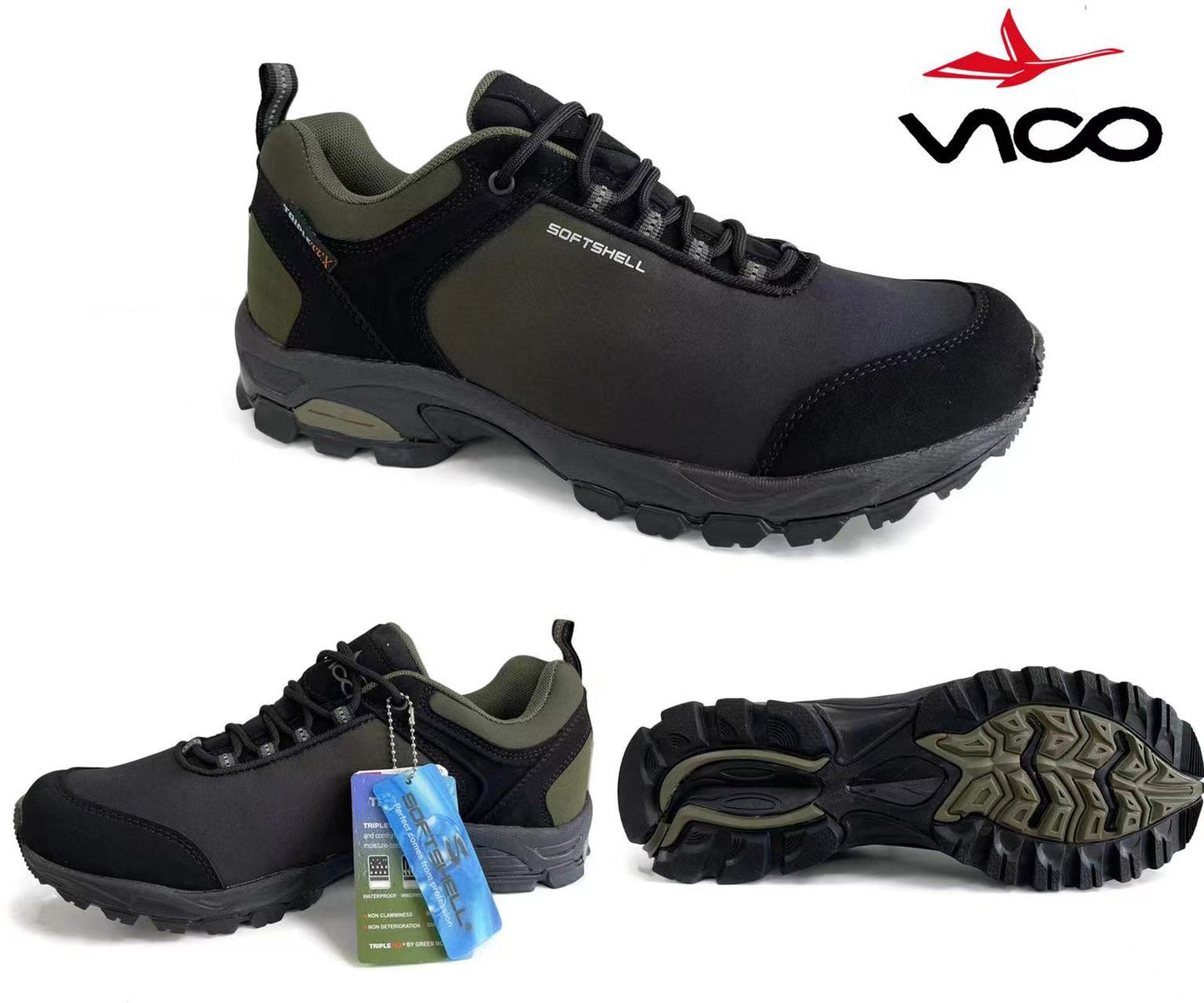 VICO Explorer 2.0 Trekking Skor Vattentäta halkfria och andningsbara vandringsskor