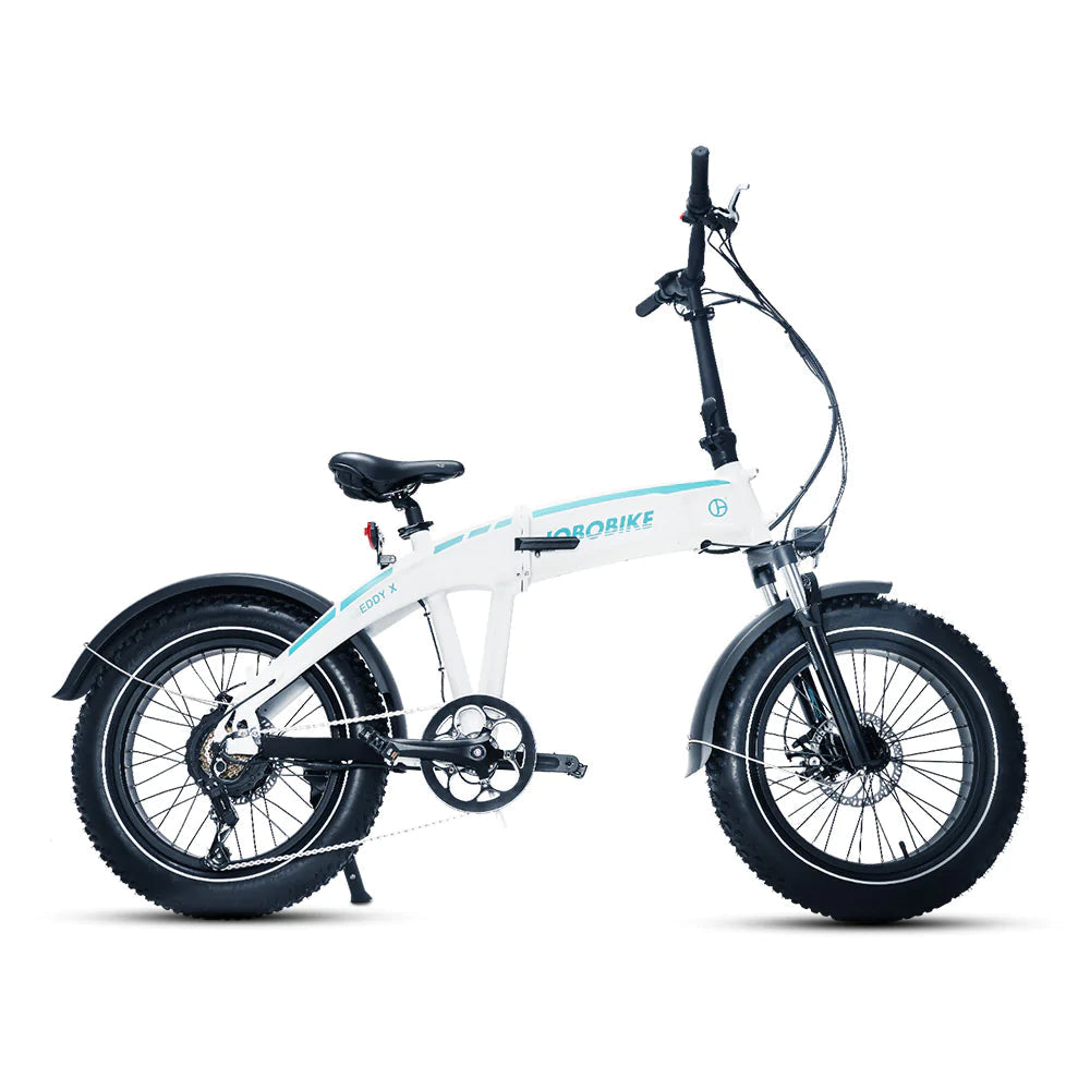 JOBOBIKE EddyX elcykel hopfällbar Shimano 7 speed 20 tums batteri 14 Ah