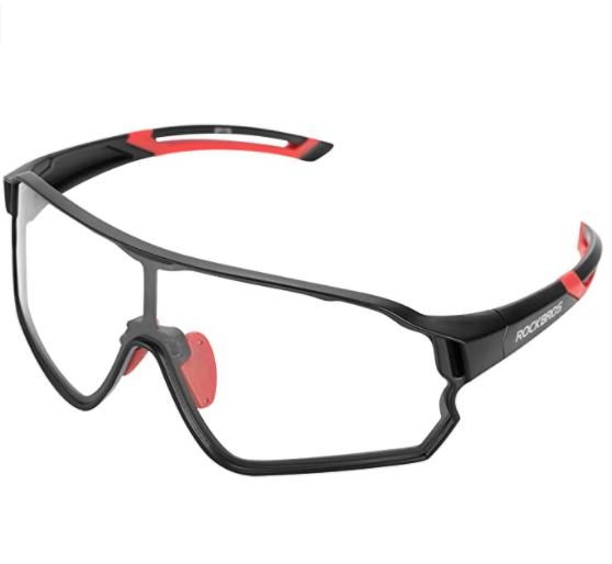 ROCKBROS 10135 Photochromic Cykelglasögon UV400 Transparent Självfärgande