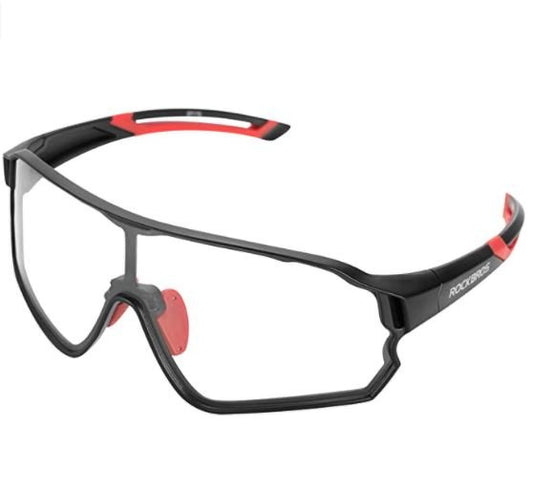 ROCKBROS 10135 Photochromic Cykelglasögon UV400 Transparent Självfärgande