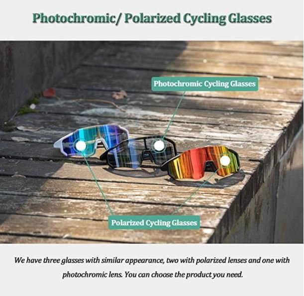 ROCKBROS 10181 Cykelglasögon Photochromic UV400 Skydd Photochromic