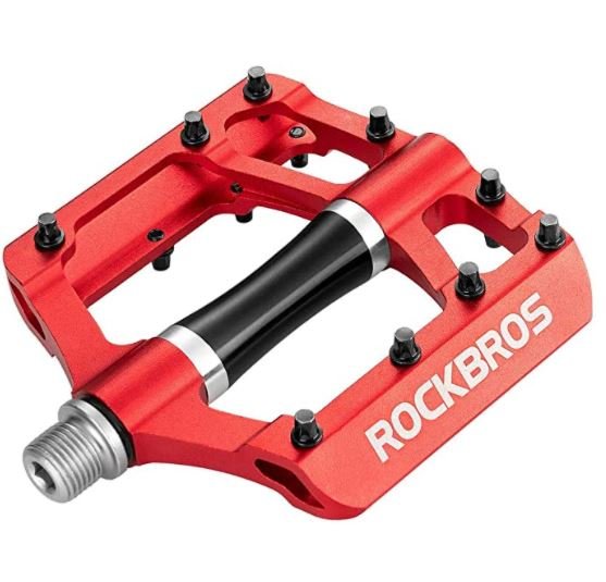 ROCKBROS 2020-12C cykelpedaler MTB 9/16 tums aluminiumlegering