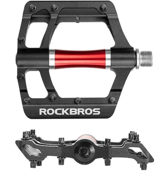 ROCKBROS 2020-12C cykelpedaler MTB 9/16 tums aluminiumlegering