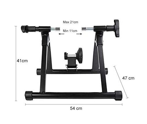 ROCKBROS 707314 rulltränarmotionscykel 26-28 tum ca 135 kg svart