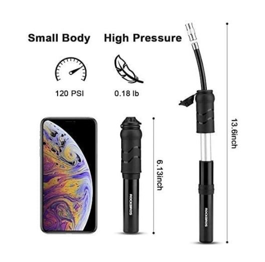ROCKBROS 810PCS-HP Cykel Mini Luftpump Rampump 100 PSI