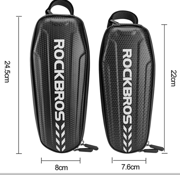 ROCKBROS B6 Cykelramväska Vattentät Svart L 1,5L / M 1,1L