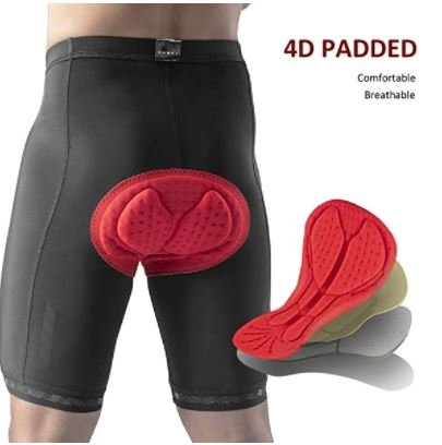 ROCKBROS cykelshorts dam herr andas resår snabbtorkande med 3D sittdyna