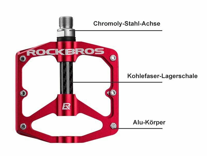 ROCKBROS MTB Pedal 6-stift