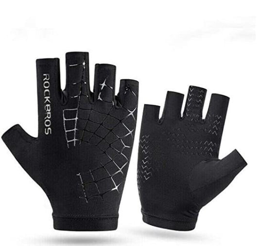 ROCKBROS S202 Fingerlos Sporthandschuhe Halbfingerhandschuhe