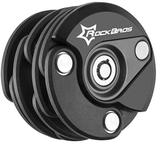 ROCKBROS WL798BK Mini Vikbart Stöldskyddslås Svart