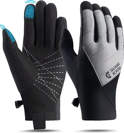 ROCKBROS Vintercykelhandskar Handskar Pekskärm Warm Thermal Sport