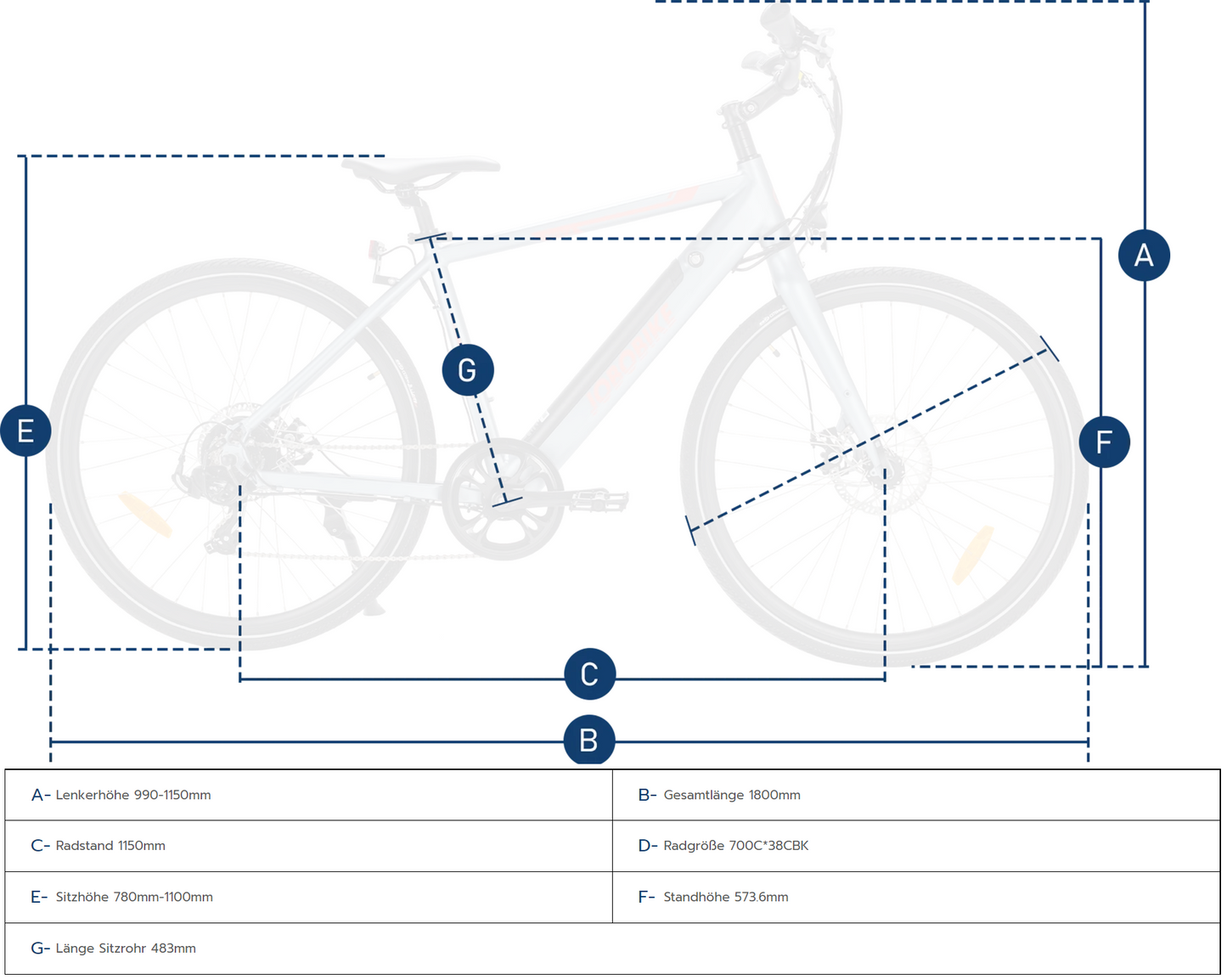 JOBOBIKE Viva Urban E-Bike