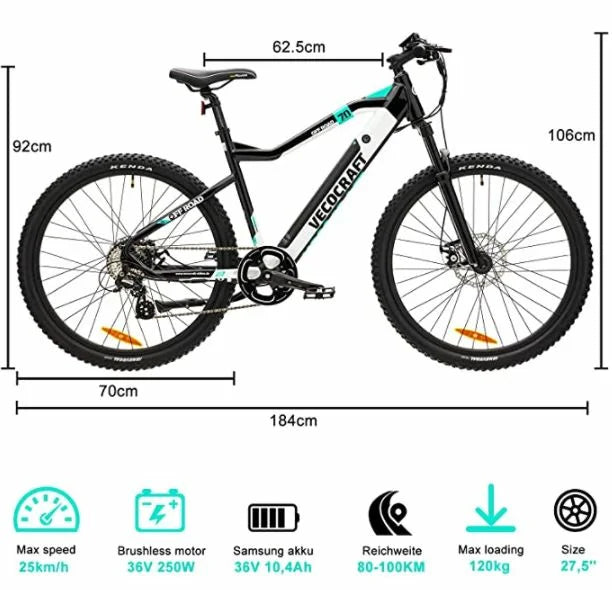 VecoCraft Offroad MTB E-Mountainbike